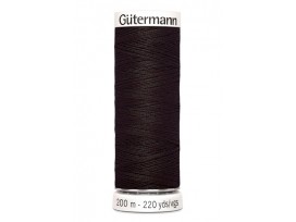 Gutermann garen 200 meter  Donkerbruin (Iets donkerder dan 696)  Kleurnummer 697