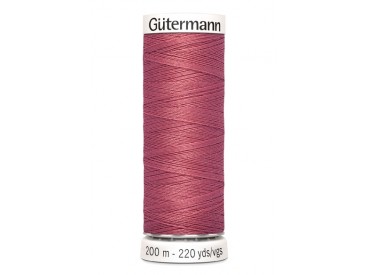 Gutermann garen 200 meter  Donker oudroze  Kleurnummer 081