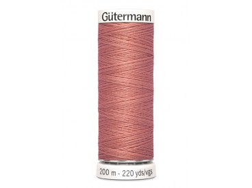 Gutermann naaigaren 200 mtr  Kleurnummer 079 Donker Zalm