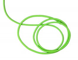 Fluor groen koord elastiek  3 mm dik koordelastiek