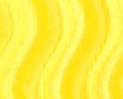 Velboa stof effen geel.  Deze velours stof is naar 2 kanten geschoren in een golf.  100% PL  Breed: 147 cm  235 gram/m2