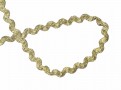 Zigzagband Helder Goud  14mm breed   2236