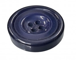 Mantelknoop Donkerblauw iets gemeleerd  34mm  1096