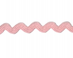 Zigzagband Roze 9mm.