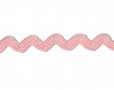 Zigzagband Roze 9mm.