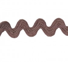 Zigzagband Chocoladebruin 12mm  831