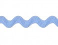 Zigzagband Licht blauw 12mm.   846