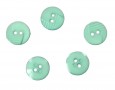 Serie knoop Turquoise met deels streepjes 20mm  1159