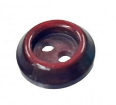 Knoop Bordeaux met opstaand randje 12,5mm109-12